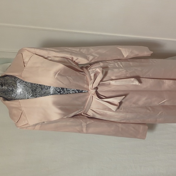 NWT Naked Wardrobe Gloss Boss Satin Coat - Picture 2 of 12